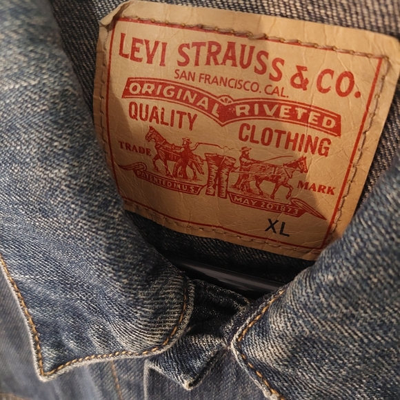 Traditional Levi Jacket - Vintage Men's Denim Levi Strauss Red Label - Picture 7 of 10
